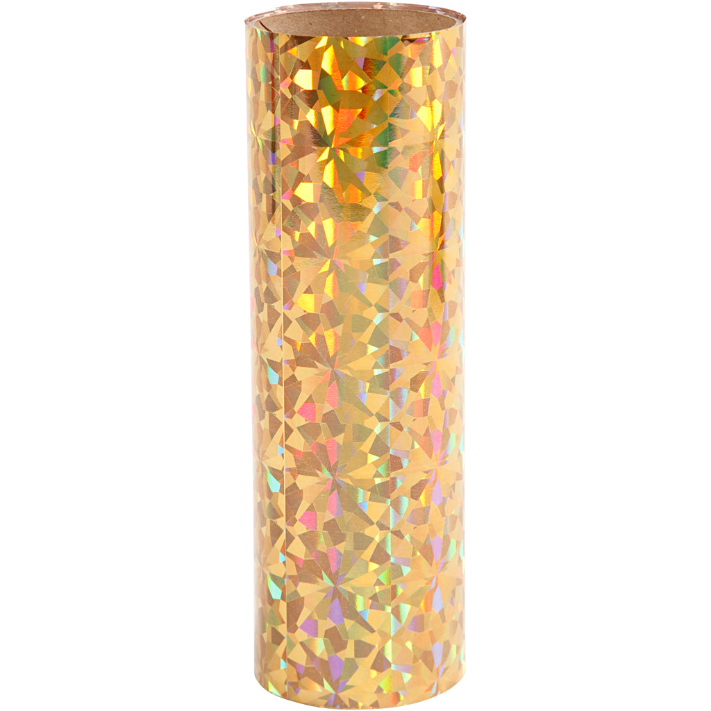 Creativ company deco folie, b: 15,5 cm, dikte 0,02 mm, goud, 50 cm 1 rol