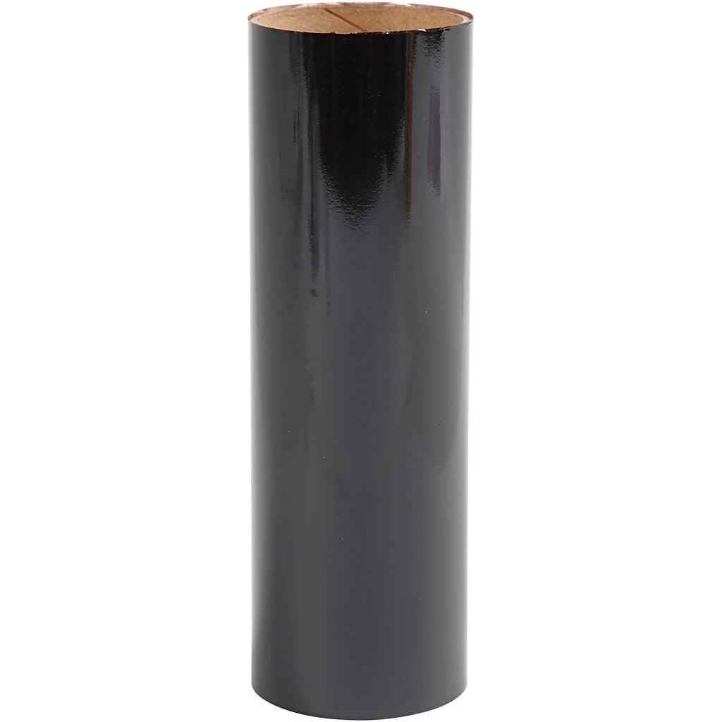 Creativ company deco folie, b: 15,5 cm, dikte 0,02 mm, zwart, 50 cm 1 rol