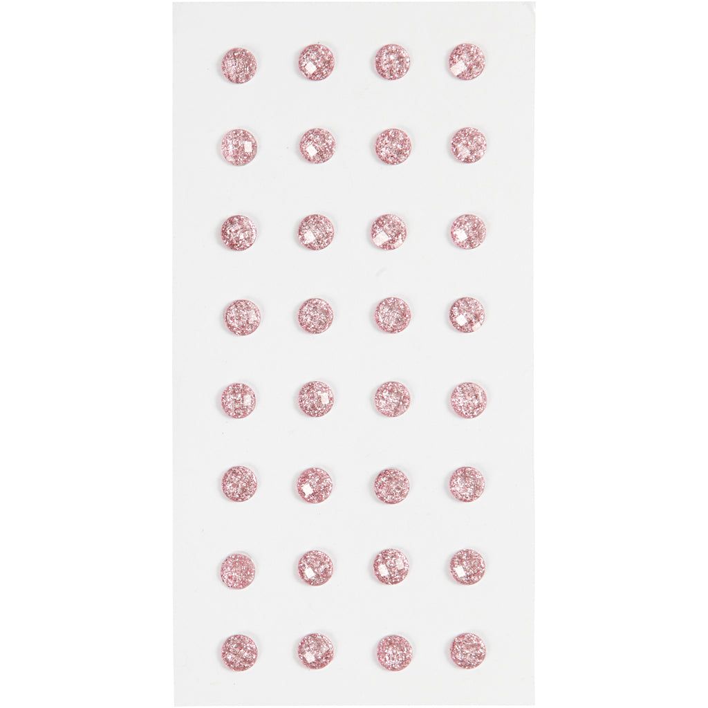 Creativ company strasstenen, d 8 mm, lichtrood, 32 stuk 1 doos