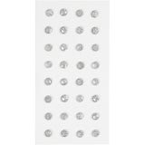 Creativ company strasstenen, d 8 mm, zilver, 32 stuk 1 doos