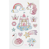 Creativ company diamond stickers, unicorn univers, vel 10x16 cm, 1 vel