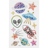 Creativ company diamond stickers, ruimte, vel 10x16 cm, 1 vel