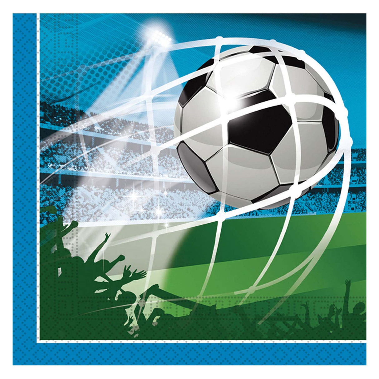 Globos papieren servetten fsc voetbalfans, 20st.