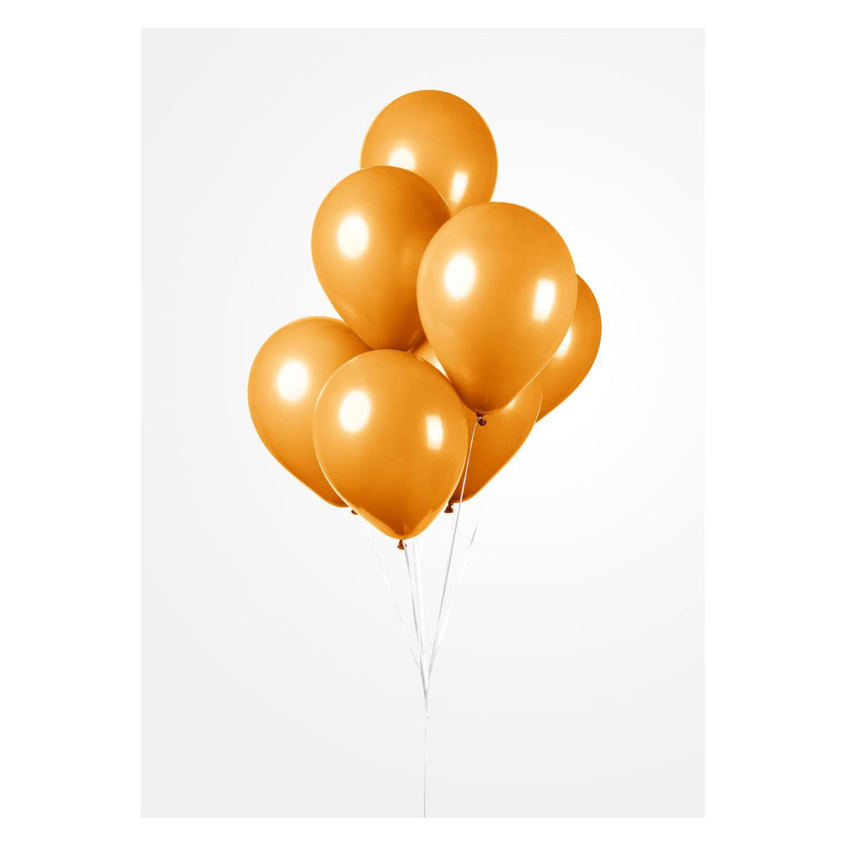 Globos ballonnen oranje 30cm, 10st.
