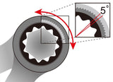 Steek- Ring- Ratelsleutelset 8-15mm - Zwart