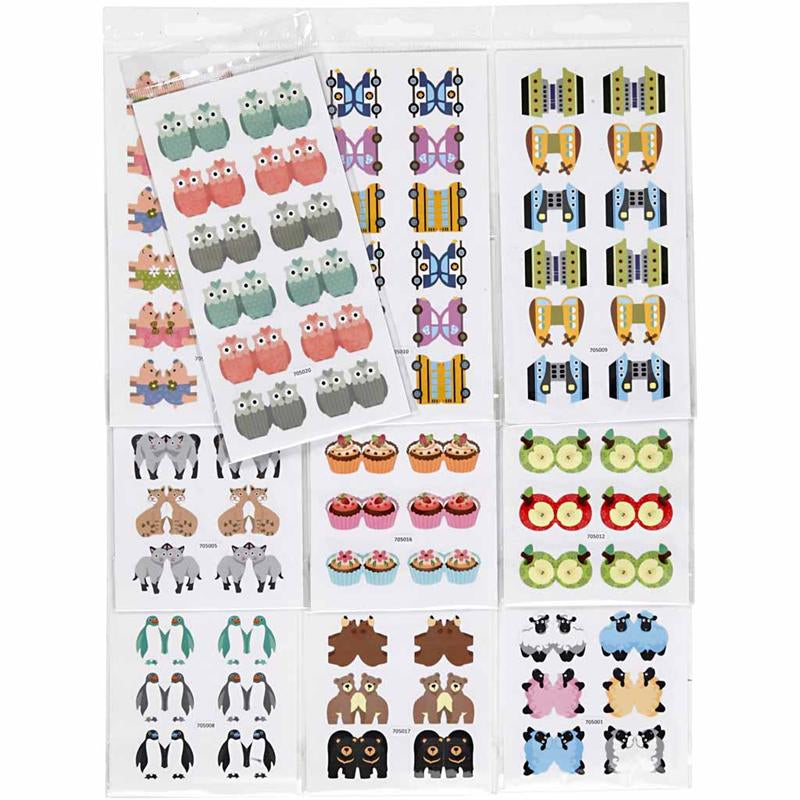 Creativ company index stickers, vel 7,5x15 cm, 10 doos 1 doos