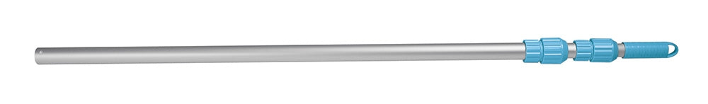 telescopische steel uitschuifbaar 239 cm zilver blauw