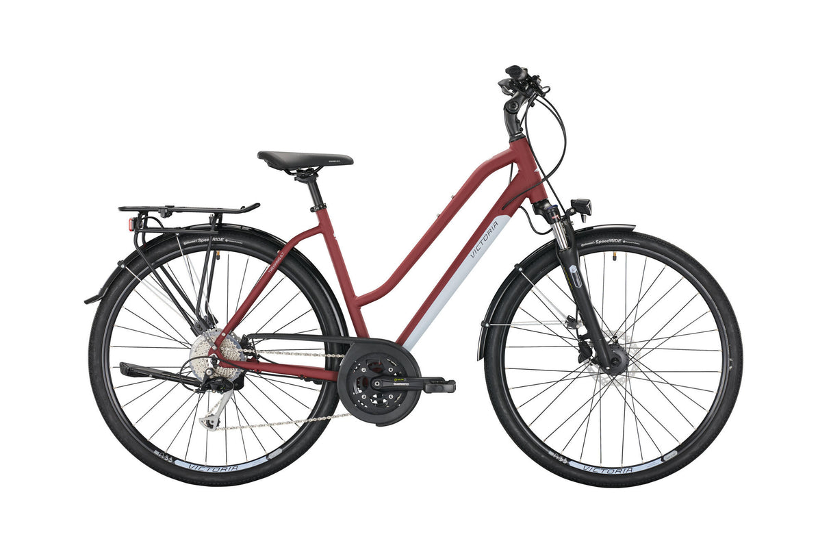 Victoria trekkingfiets trekking 6.7 mod. 22 bike vict.trekking 6.7 28 46 trap. 27sp red matt
