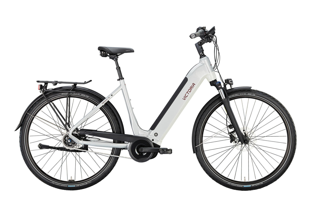 Victoria elektrische trekkingfiets "tresalo 15" (#1) ebike vict. tresalo 15 28/44 5sp cb silver