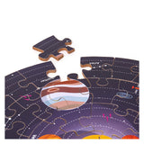 Bigjigs vloerpuzzel zonnestelsel rond, 39cm
