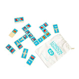 Bigjigs houten londen dominospel, 28dlg.