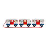 Bigjigs houten londen trekbus