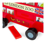 Bigjigs houten londen bus trekfiguur