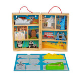 Bigjigs houten reis speelset, 10dlg.
