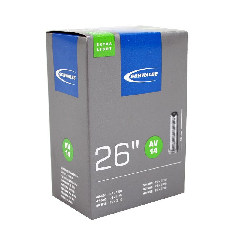 Schwalbe Binnenband AV14 Extra Light 26 40 62-559 40mm ventiel