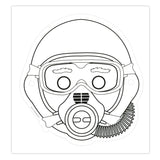 Centraal boekhuis maskers: brandweer