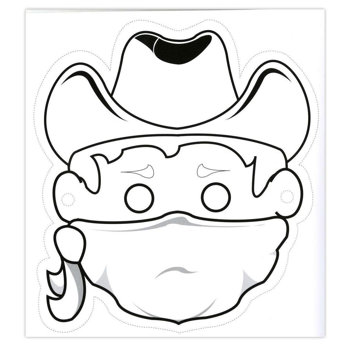 Centraal boekhuis maskers: cowboys en indianen