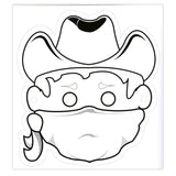 Centraal boekhuis maskers: cowboys en indianen