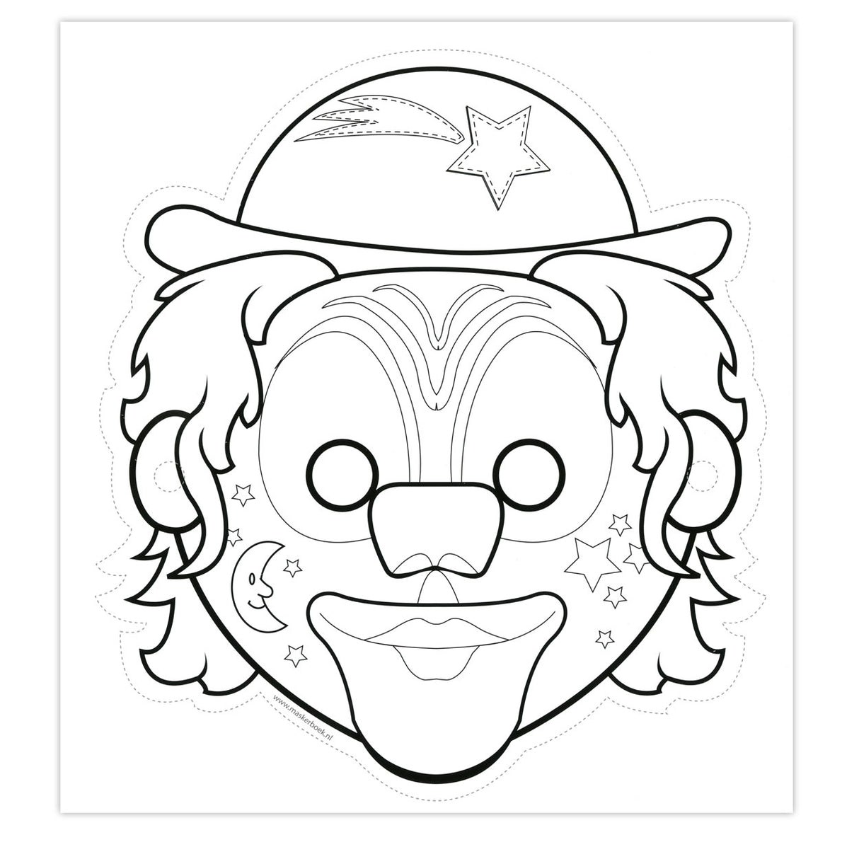 Centraal boekhuis maskers: clowns
