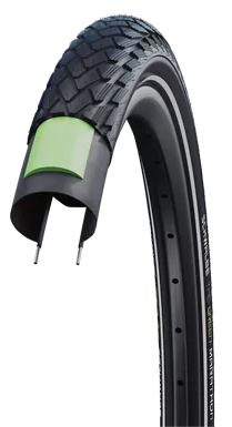 Schwalbe Buitenband Green Marathon GreenGuard 28x1.50 (40-622) zwart