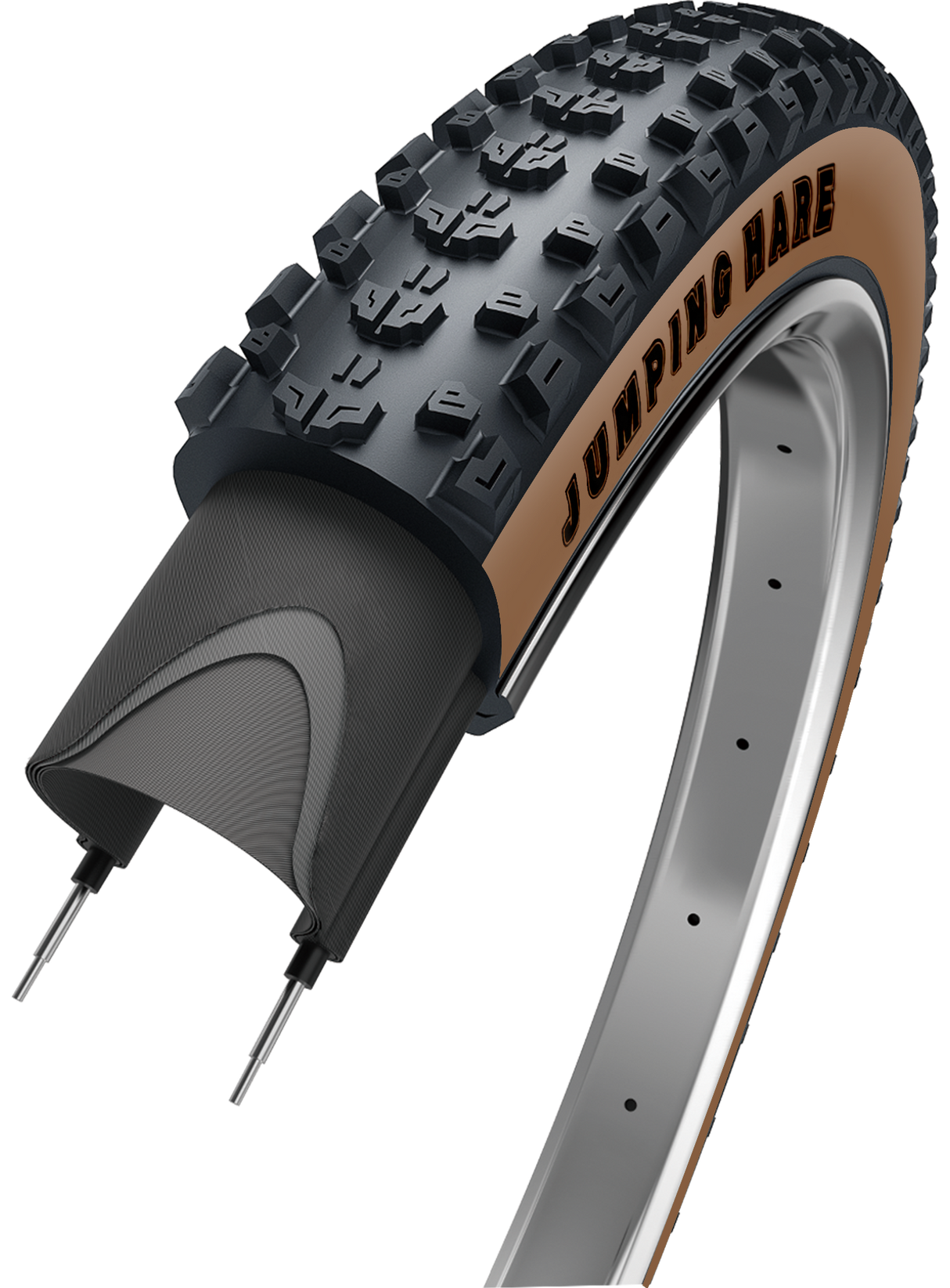 Edge Vouwband Jumping Hare 29 x 2.25 57-622 zwart bruin