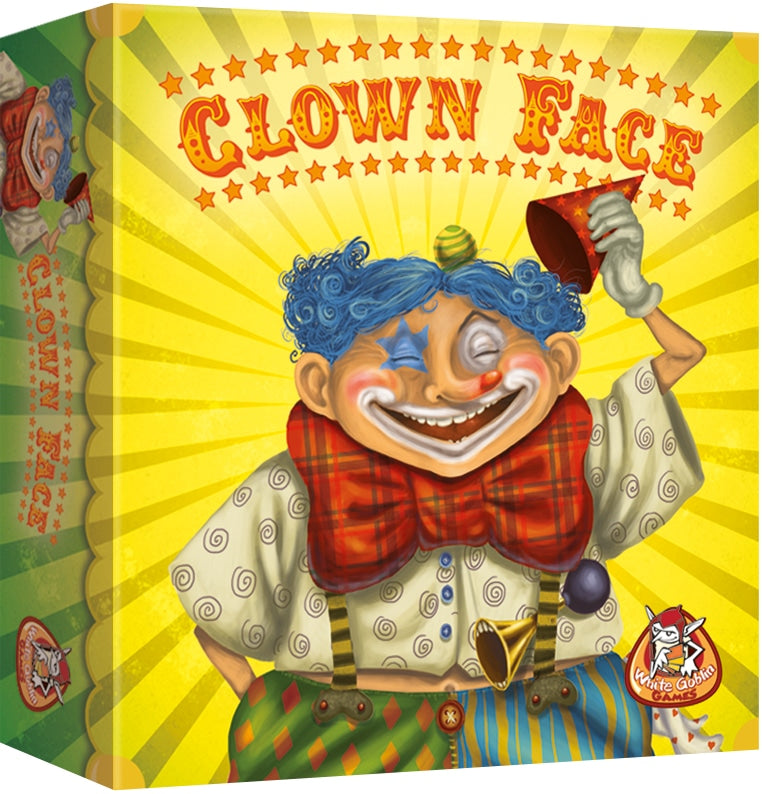 Van der doelen white goblin clown face spel