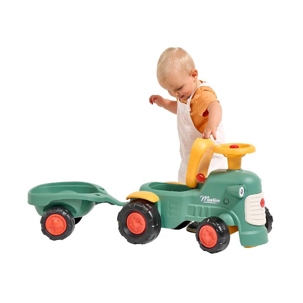 Falk maurice looptractor set groen geel