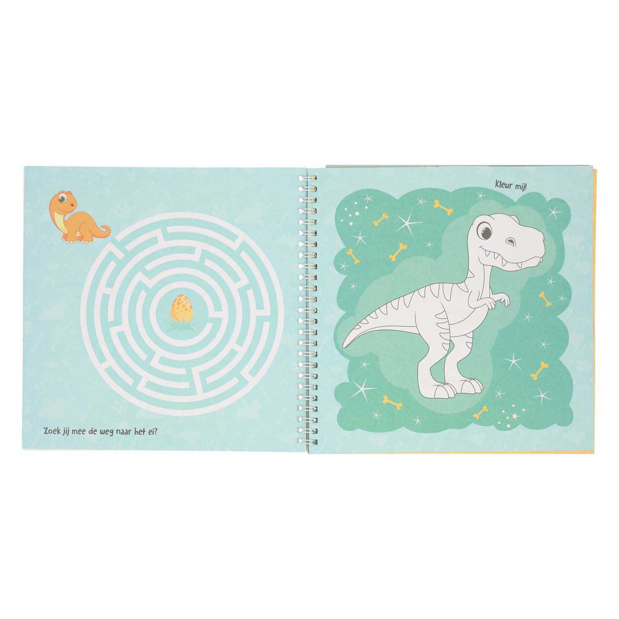 Sticker- en Sjablonenboek Ik hou van Dino's