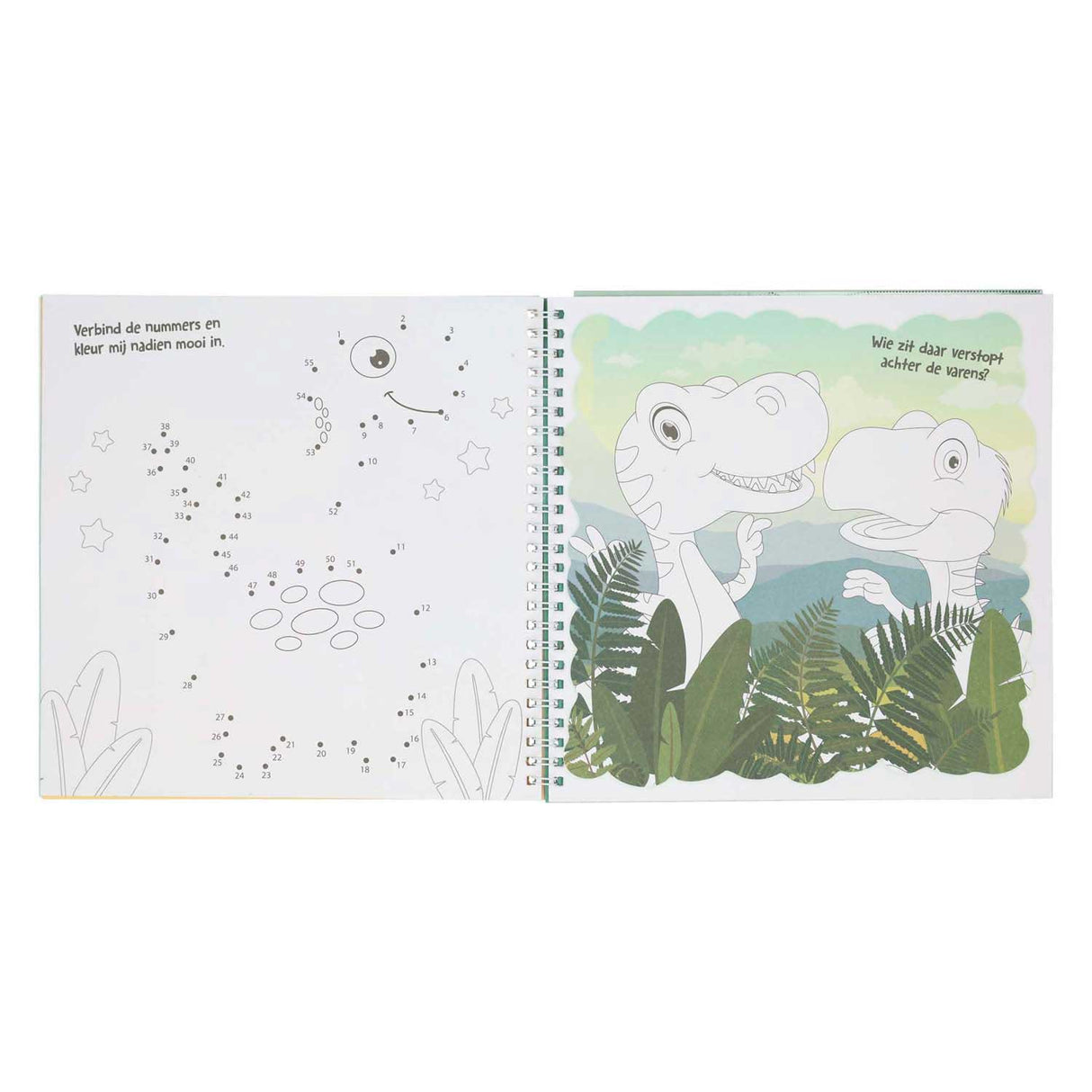 Sticker- en Sjablonenboek Ik hou van Dino's