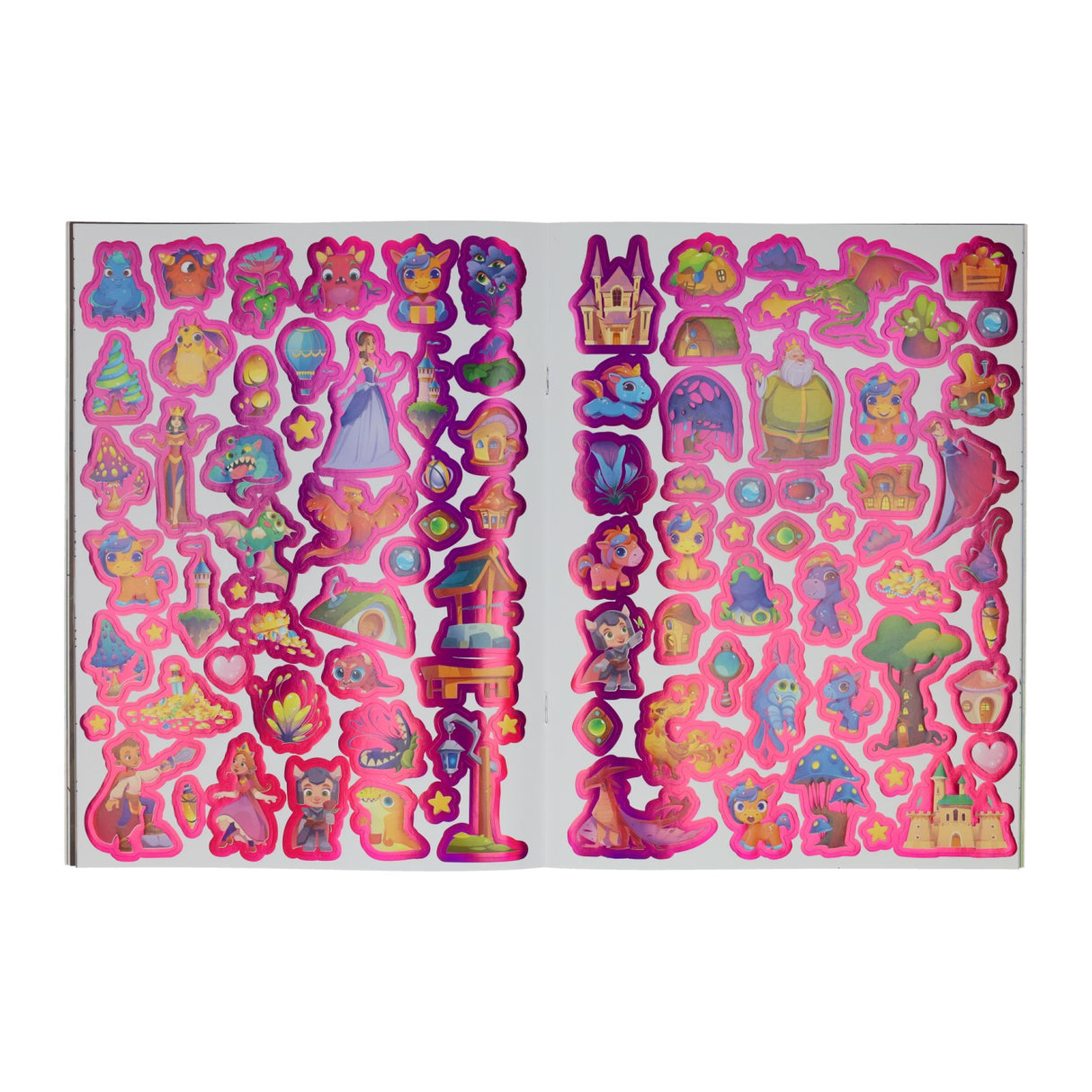 Luxe stickerboek met glitterstickers dieren