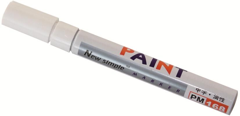 Hp bandenmarker marking pen white full cover