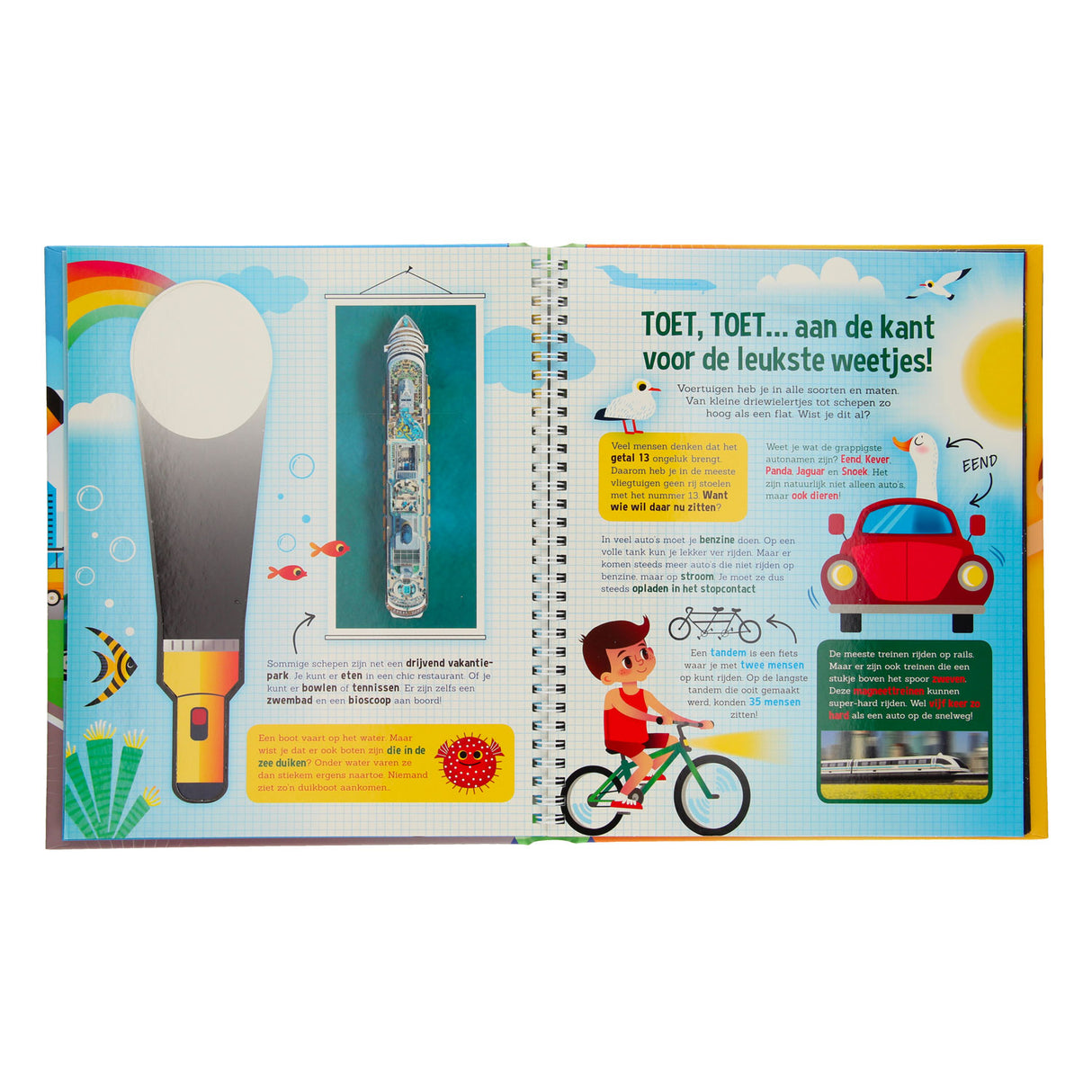 Speuren naar voertuigen + kartonnen zaklamp