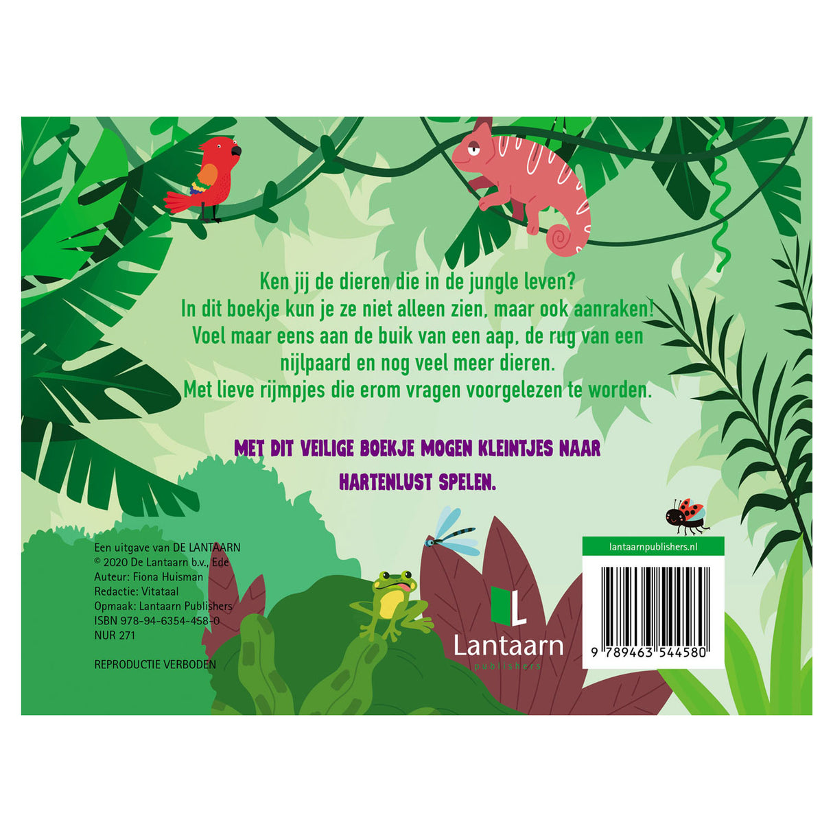 Lantaarn publishers kijk en voel - jungledieren
