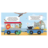 Lantaarn publishers boek en puzzeltrein wilde dieren