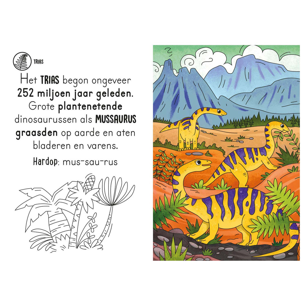 Magisch waterkleurboek - Dino's