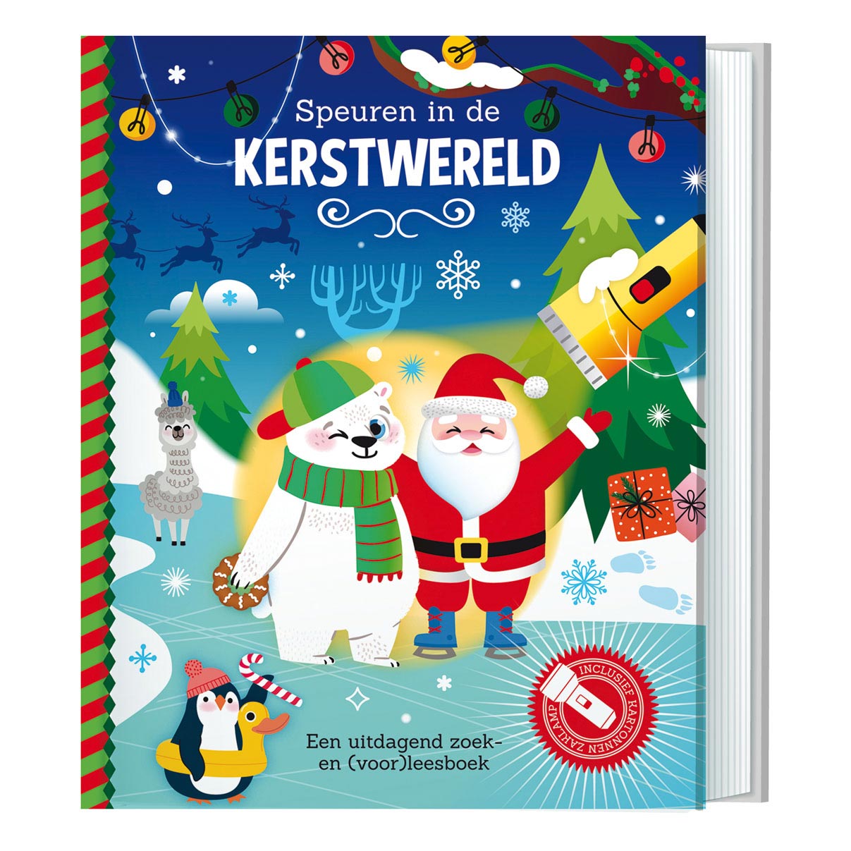 Lantaarn publishers speuren in de kerstwereld + kartonnen zaklamp