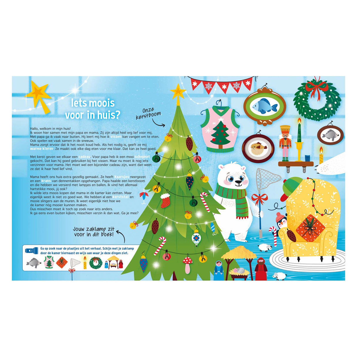 Lantaarn publishers speuren in de kerstwereld + kartonnen zaklamp