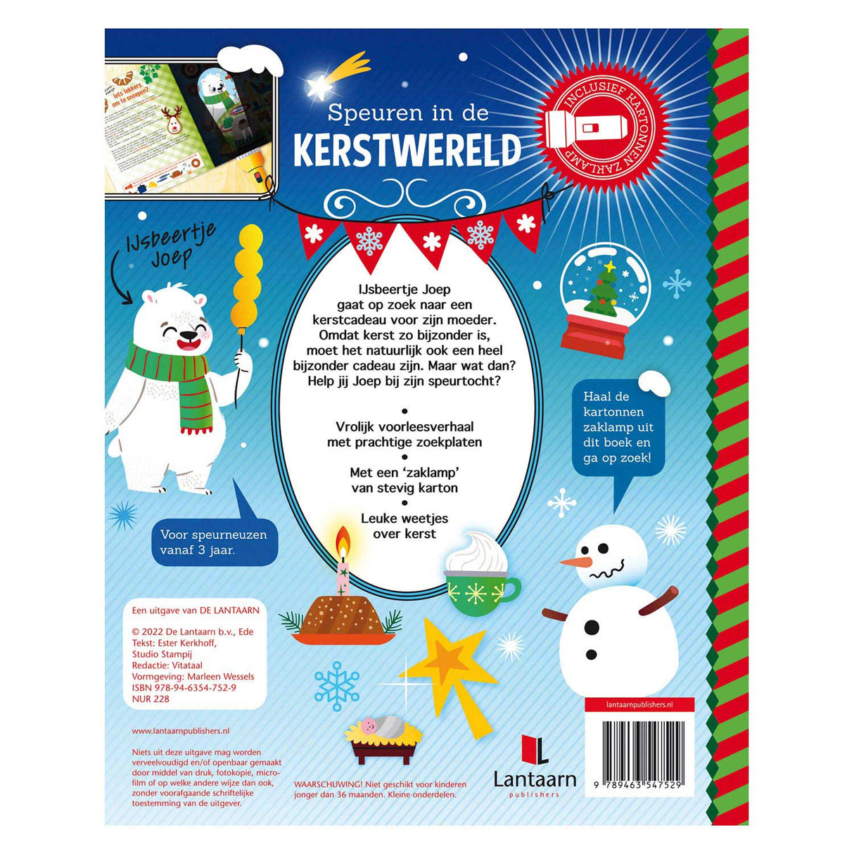 Lantaarn publishers speuren in de kerstwereld + kartonnen zaklamp