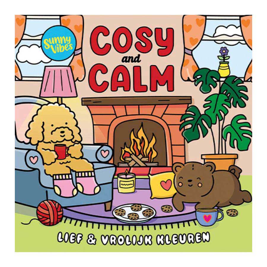 Lantaarn publishers kleurboek sunny vibes - cosy and calm