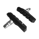 remblokken V-brake 70 x 12,5 mm zwart 2 stuks