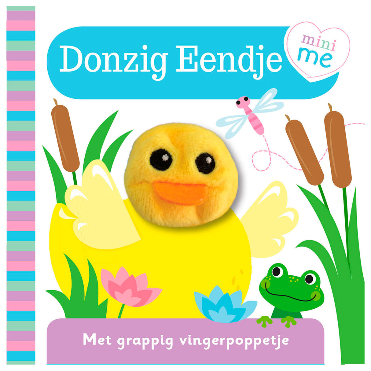 Rebo publishers vingerpopboekje mini me - donzig eendje