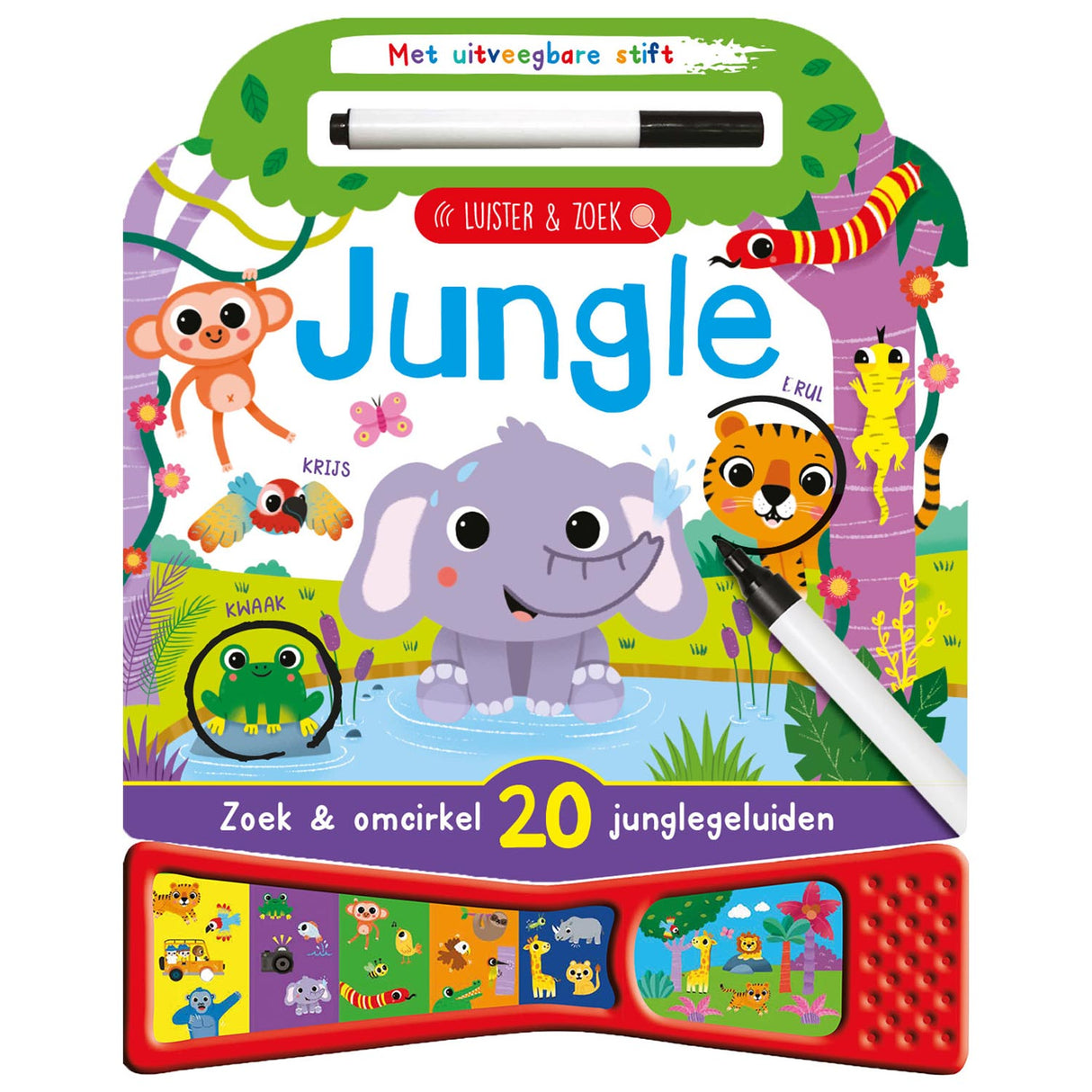 Rebo publishers luister en zoek - jungle