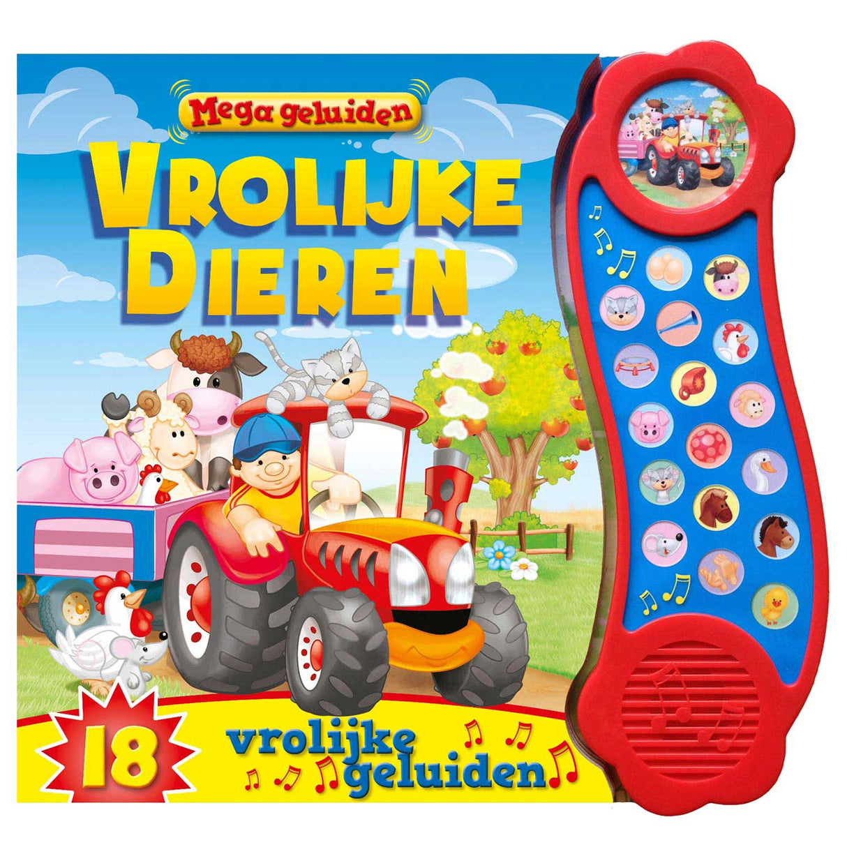 Rebo publishers mega geluidenboek - vrolijke dieren