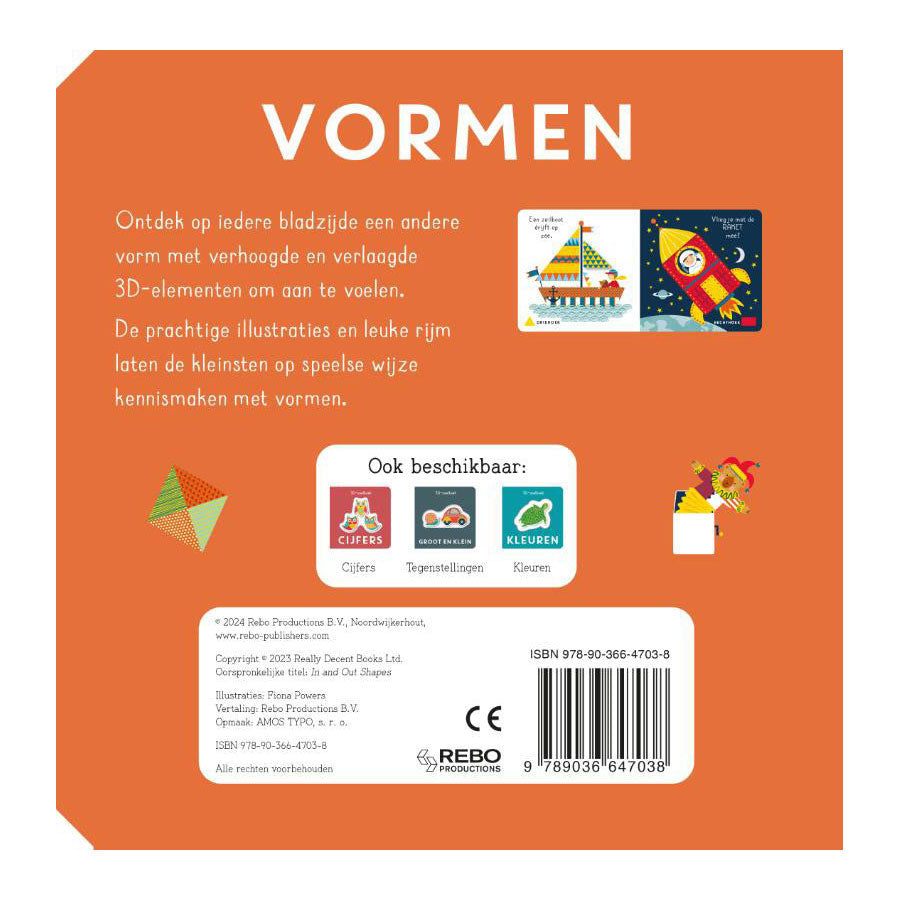 Rebo publishers 3d-voelboek - vormen