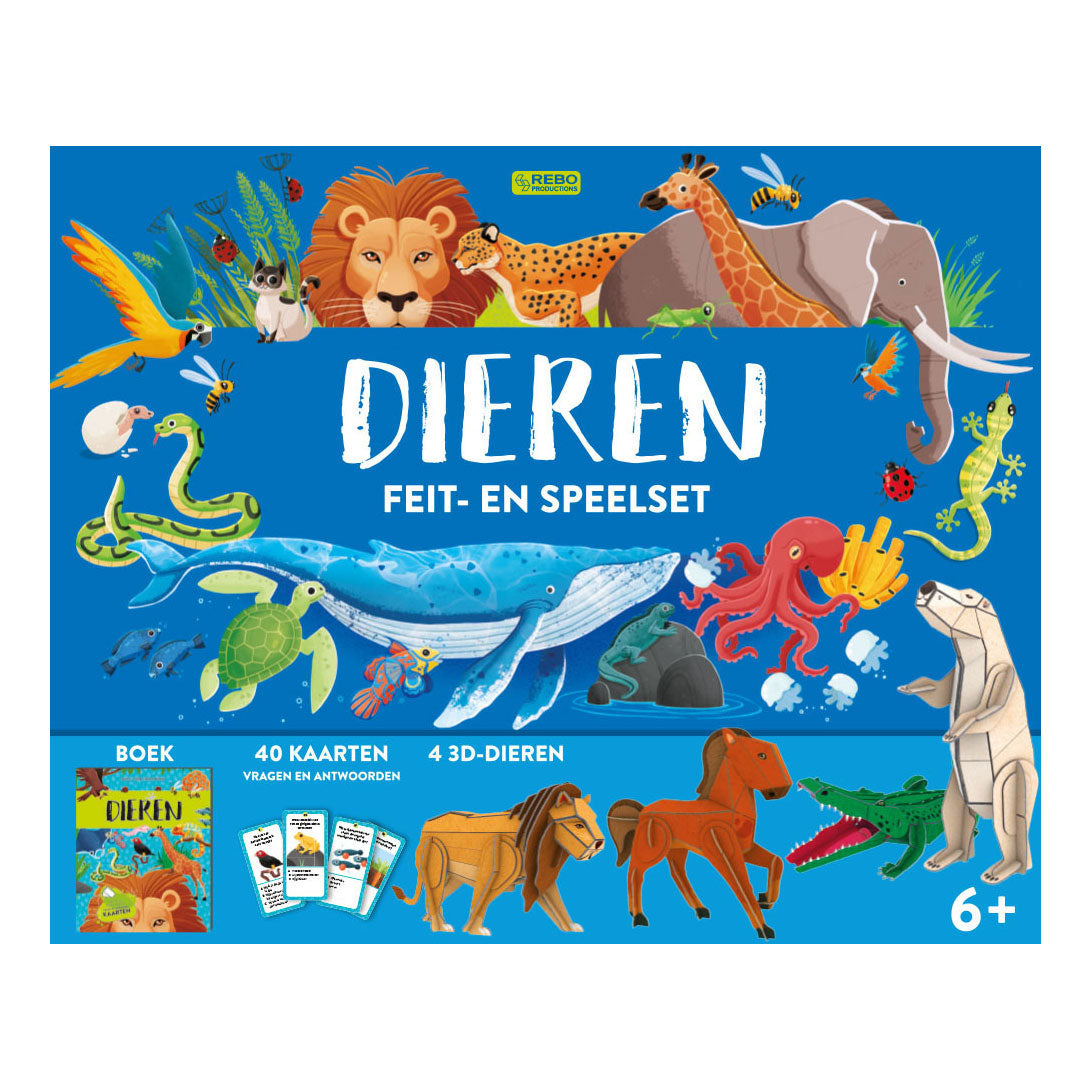 Rebo publishers dieren - feit- en speelset
