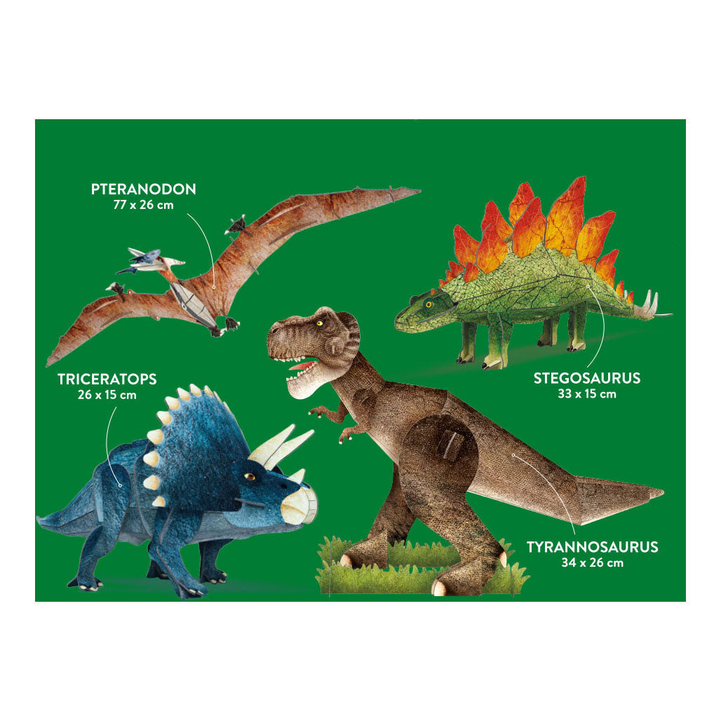 Rebo publishers dinosauriers - feit- en speelset