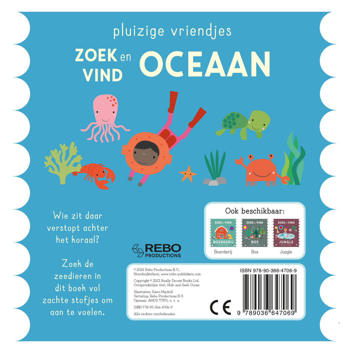 Rebo publishers zoek en vind - oceaan pluizige vriendjes