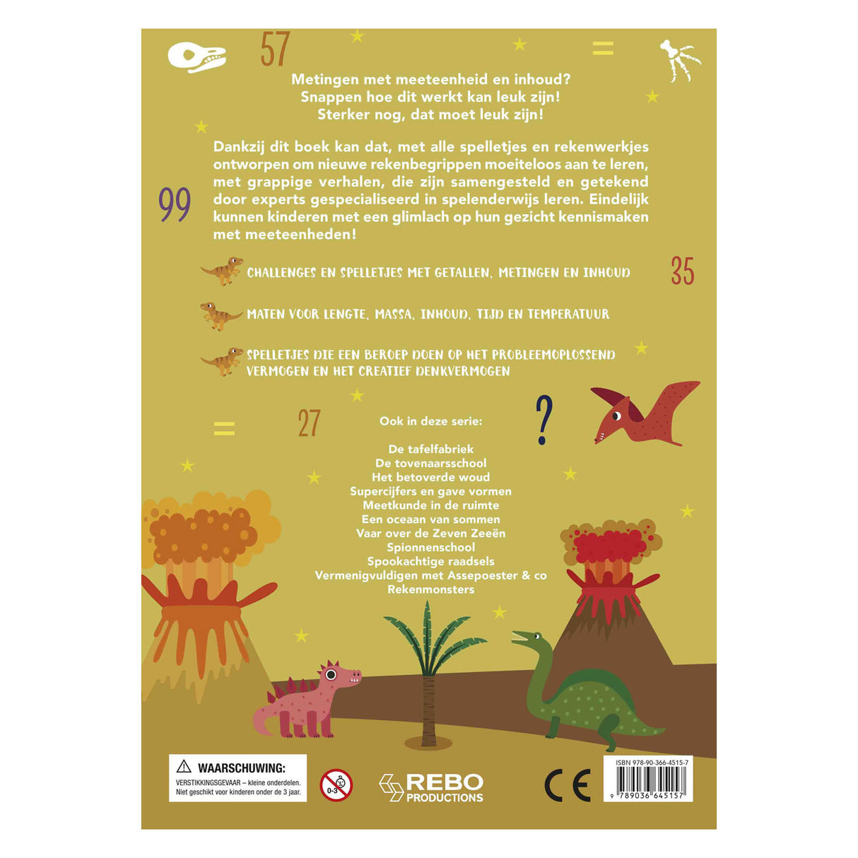 Rebo publishers meten met de dino's - wiskid