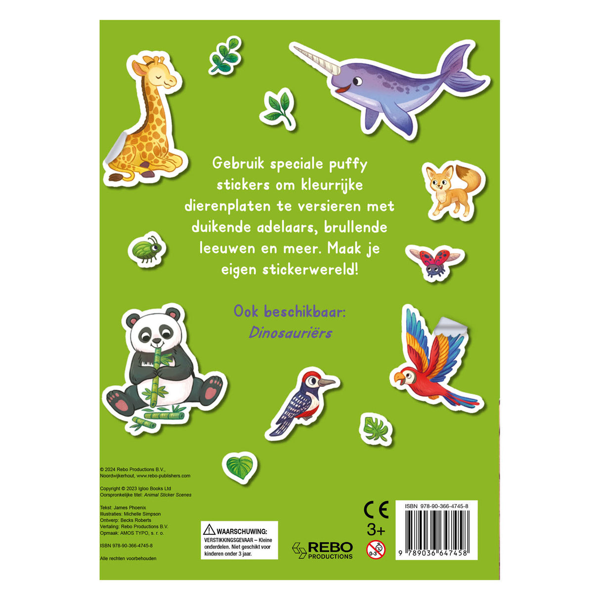 Rebo publishers dieren - stickerplezier
