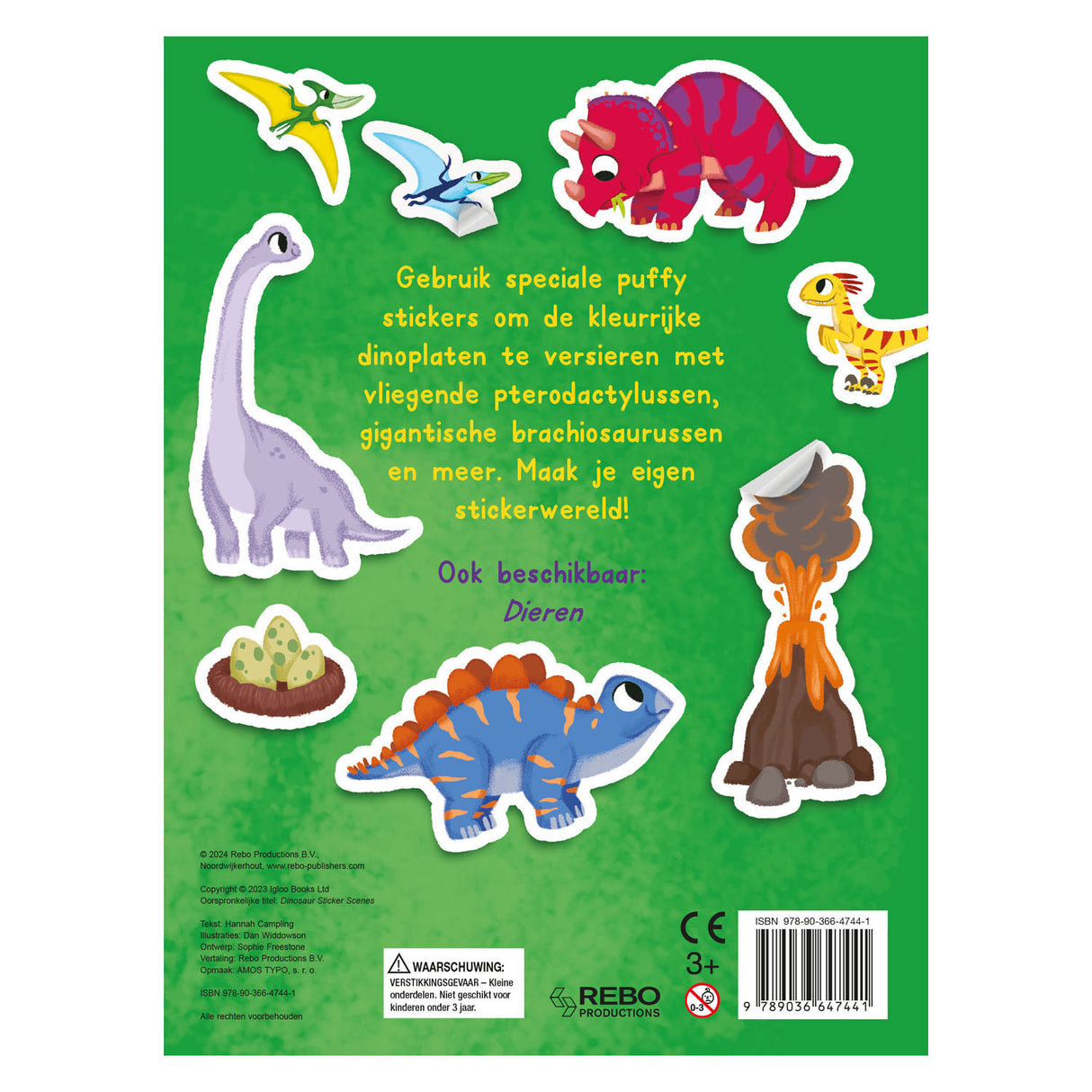 Rebo publishers dino's - stickerplezier